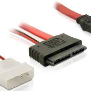 Micro SATA / SATA+ 2  PIN molex  kábel 30 cm Delock 84384