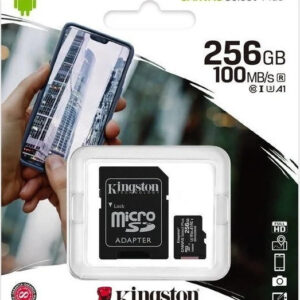 256 GB MicroSD kártya Kingston Canvas Select Plus
