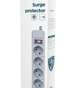 Hálózati elosztó 6-os (földelt, túlfeszültségvédős) Gembird