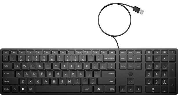 HP 320K vezetékes billentyűzet