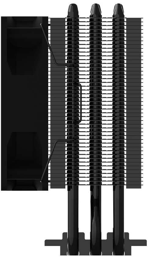 Zalman CNPS4X BLACK V2 LGA1851/1700 AM5/AM4 CPU hűtő - Image 4