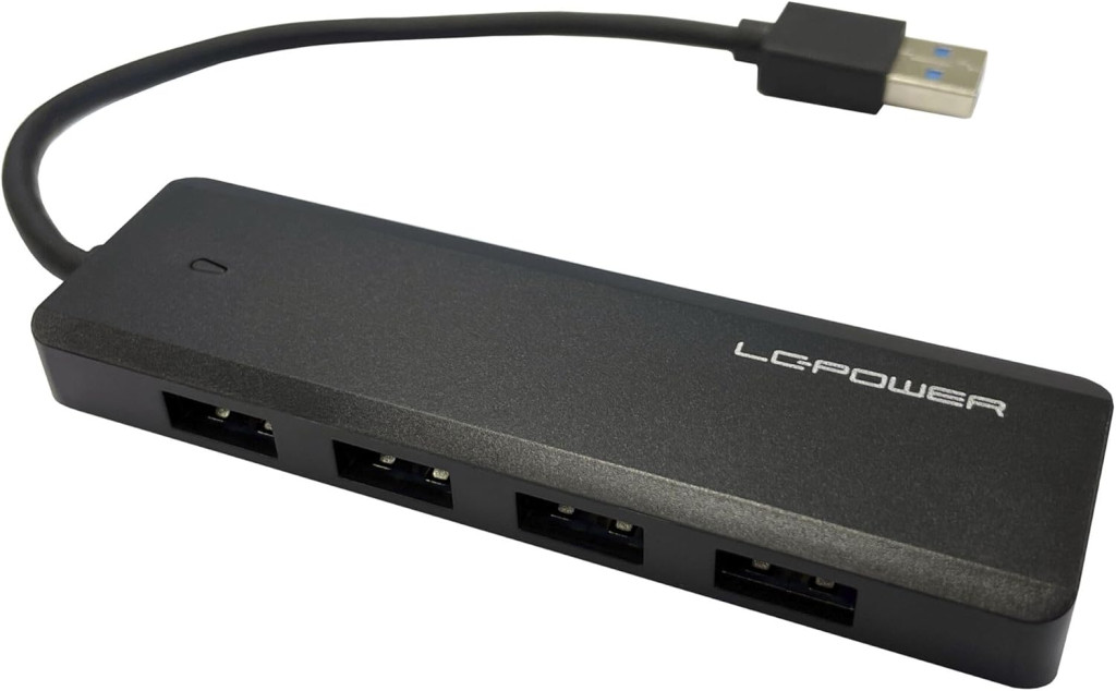 4 portos USB-C 3.2 Hub LC Power LC-HUB-U3-4-V2 - Image 2