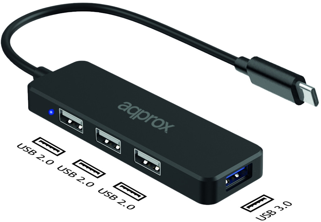 4 portos USB 3.0 HUB Type-C Approx APPC48v2 - Image 2