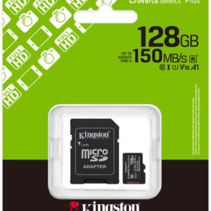 128 GB MicroSD kártya Kingston Canvas Select Plus