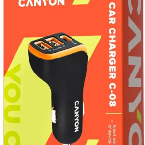Autós töltő 18W Canyon CNE-CCA08BO