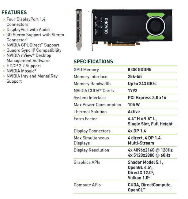 nVidia Quadro P4000 videokártya - Image 4