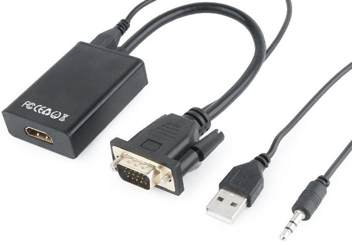 VGA-HDMI átalakító kábel 15 cm Cablexpert - Image 2