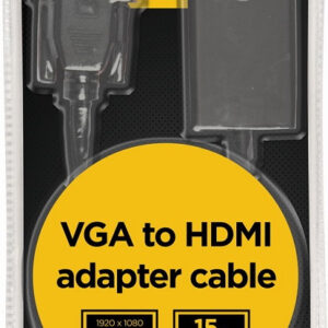 VGA-HDMI átalakító kábel 15 cm Cablexpert