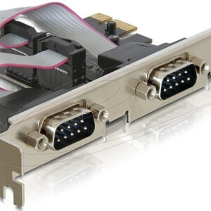 PCIe 2 x Soros RS-232 Delock 89220