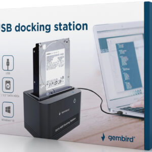 HDD dokkoló 2,5"-3,5" SATA USB 2.0 Gembird HD32-U2S-5