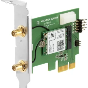 PCIe Wi-Fi és Bluetooth kártya Intel 7265NGW low profile