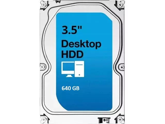 640 GB SATA 3.5" HDD